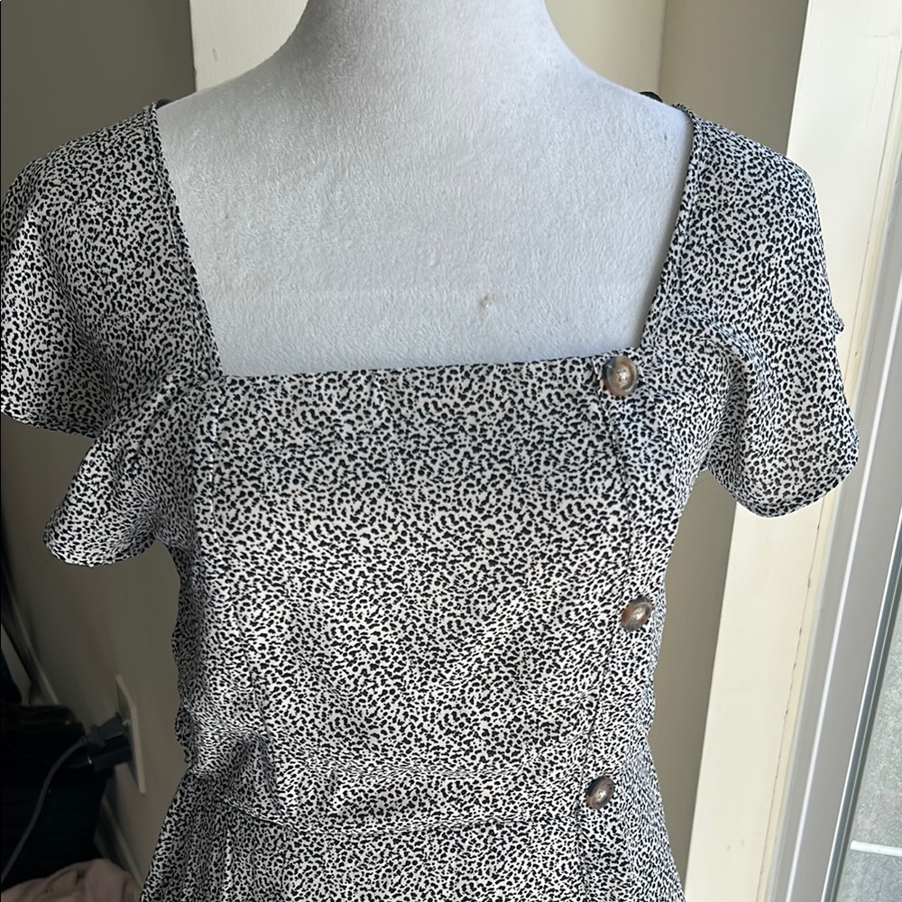 Black and White Polka Dot Dress